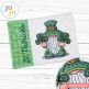 In The Hoop St. Patrick's Gnome Mug Rug Project | Machine Embroidery Designs by JuJu
