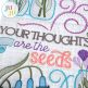 In The Hoop Mind Garden Wall Hanging Project | Machine Embroidery Designs by JuJu