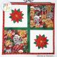 Poinsettia Mini Quilt by Oma's Place | Machine Embroidery Designs by JuJu