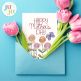 Mother's Father's Day Greeting Cards Embroidery Set 2 | Machine Embroidery Designs by JuJu