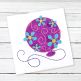 Daisy Swirl Balloon | Machine Embroidery Designs by JuJu