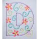 Daisy Swirl Embroidery Font | Machine Embroidery Designs by JuJu