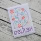 Daisy Swirl Embroidery Font | Machine Embroidery Designs by JuJu