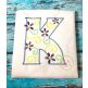 Daisy Swirl Embroidery Font | Machine Embroidery Designs by JuJu