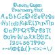 Dancing Queen Embroidery Font | Machine Embroidery Designs by JuJu