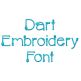 Dart Embroidery Font | Machine Embroidery Designs by JuJu