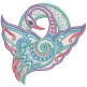 Free Standing Lace Exotic Birds 1 | Machine Embroidery Designs by JuJu