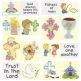 Wee Worship Applique Machine Embroidery Designs by JuJu 