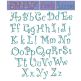 Dots n' Daisies alphabet Machine Embroidery Designs by JuJu