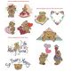 So Beary Sweet Machine Embroidery Designs by JuJu
