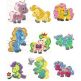 Pretty Ponies Applique Machine Embroidery Designs by JuJu 