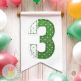 Two Color Block Bean Stitch Applique Numbers Embroidery Font | Designs by JuJu
                            
                            