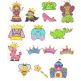 Fit for a Princess Applique Machine Embroidery Designs by JuJu 