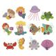 Under the Sea Filled version Machine Embroidery Designs by JuJu