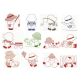 Sunbonnet Sam Redwork 5x7 Machine Embroidery Designs by JuJu