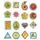 Itty Bitty Applique Patches Machine Embroidery Designs by JuJu 
