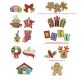 Christmas Patchwork Applique Machine Embroidery Designs by JuJu 
