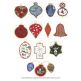 Trim the Tree Applique Machine Embroidery Designs by JuJu 