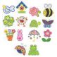Spring Fling Applique Machine Embroidery Designs by JuJu 