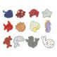Simply Sweet Sea Creatures Applique Machine Embroidery Designs by JuJu 