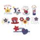 Patriotic Fun Applique Machine Embroidery Designs by JuJu 
