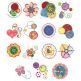 Dots n Doodles Applique Machine Embroidery Designs by JuJu 