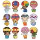 Up Up and Away Applique Machine Embroidery Designs by JuJu 