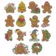 Itty Bitty Gingers Machine Embroidery Designs by JuJu