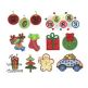 Christmas Whimsy Applique Machine Embroidery Designs by JuJu 