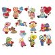 Sunbonnets in Love Applique Machine Embroidery Designs by JuJu 