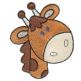 Cute Animal Faces Filled Machine Embroidery Designs by JuJu