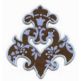 Damask Elements Applique Machine Embroidery Designs by JuJu 