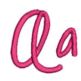 Strawberry Limeade Font Machine Embroidery Designs by JuJu