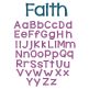 Behind Hazel Eyes Font Machine Embroidery Designs by JuJu