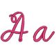 Cheerful Script Font Machine Embroidery Designs by JuJu