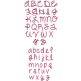 Dazzling Divas Font Machine Embroidery Designs by JuJu