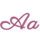 Victoria Script Font Machine Embroidery Designs by JuJu