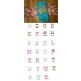 Split Wanda Alphabet Applique Machine Embroidery Designs by JuJu 