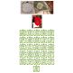 Elegant Christmas Embossed Monogram Alphabet Machine Embroidery Designs by JuJu