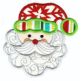 Here Comes Santa Claus Applique Machine Embroidery Designs by JuJu