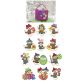 Easter Sock Monkeys Applique Machine Embroidery Designs by JuJu 
