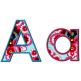 Simply Sweet Block Font Applique Machine Embroidery Designs by JuJu 