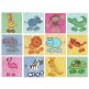 Stick Zoo Animals Applique Machine Embroidery Designs by JuJu
