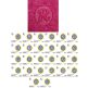 Elegant Oval Frame Embossed Monogram Alphabet Machine Embroidery Designs by JuJu