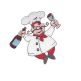 Bon Appetit Chefs Filled Set 1 Machine Embroidery Designs by JuJu