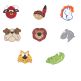Cute Sports Mascots Applique Set 2 Machine Embroidery Designs by JuJu