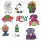 Halloween Filled Set 2 Machine Embroidery Designs by JuJu