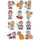 Cute Scarecrows Filled Machine Embroidery Designs by JuJu