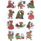 Merry Christmas Sunbonnet Sue Filled Machine Embroidery Designs by JuJu