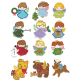 Little Christmas Angels Applique Designs by JuJu